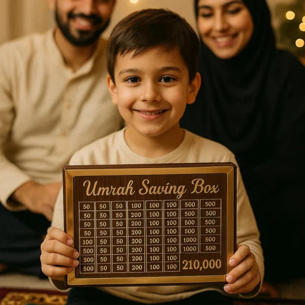 Umrah, Qurbani, Karbala Ziyarat Saving Box