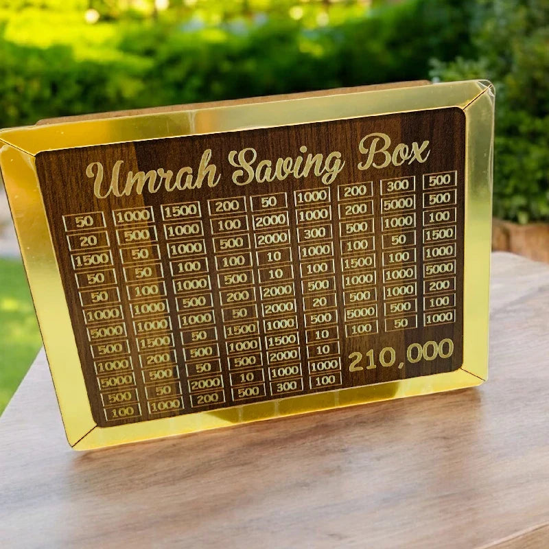 Umrah, Qurbani, Karbala Ziyarat Saving Box