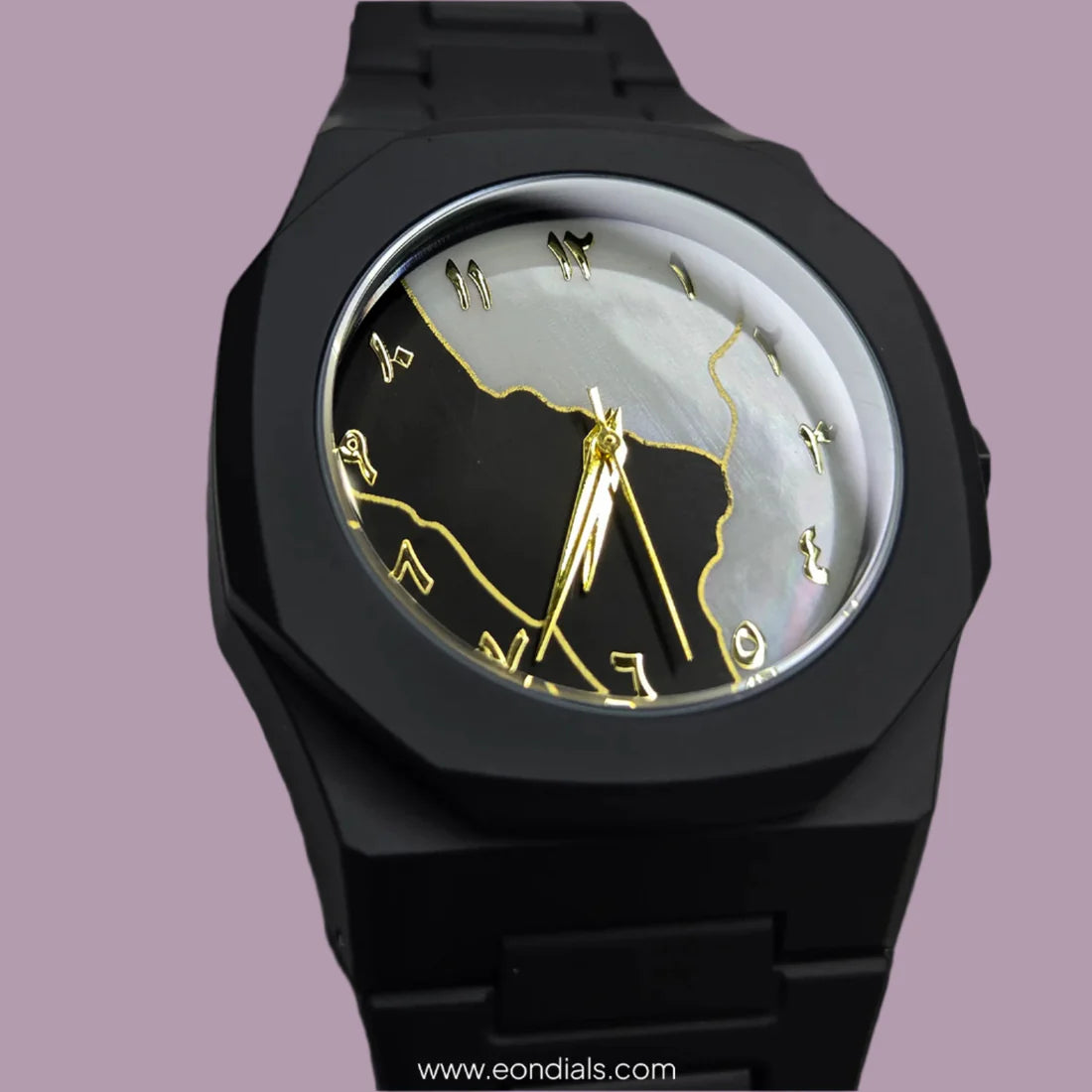Arabic Aura Watch Black & White